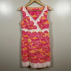 Lilly Pulitzer Jubilee Shift Dress Size 6 Beverly Hills Bubbly Fish Preppy